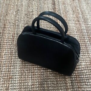 Black Leather Handbag